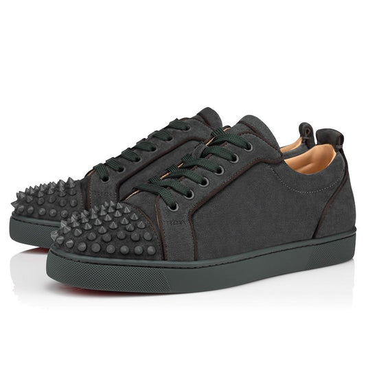 Christian Louboutin Louis Spikes Sneakers (Grey)
